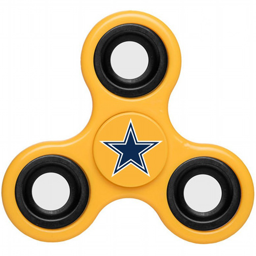 NFL Dallas Cowboys 3 Way Fidget Spinner D1 - Click Image to Close